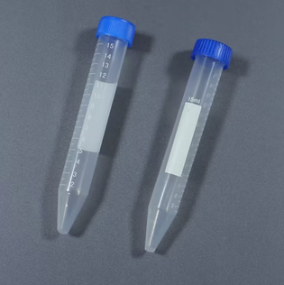 15 ml Polypropylen-Mikrozentrifugenröhrchen mit Schraubverschluss (Sterile Optionen)